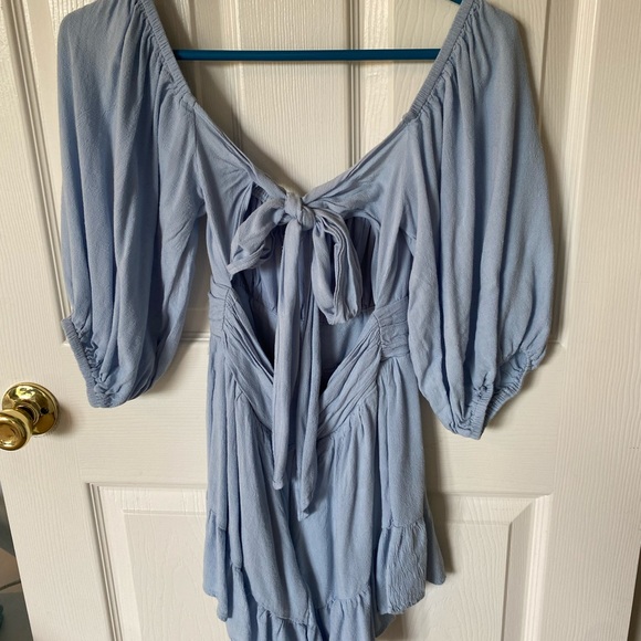 Lulus blue romper - Picture 4 of 6